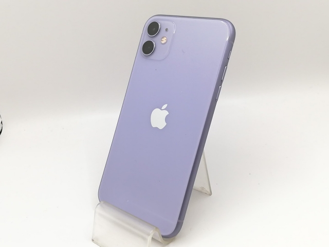 【中古】Apple docomo 【SIMロック解除済み】 iPhone 11 64GB パープル MWLX2J/A【戸塚】保証期間１ヶ月【ランクA】