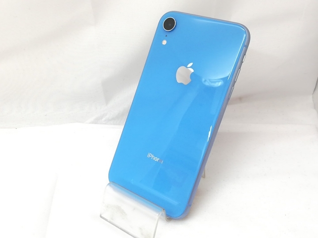 【中古】Apple au 【SIMロック解除済み】 iPhone XR 64GB ブルー MT0E2J/A【戸塚】保証期間１ヶ月【ランクB】