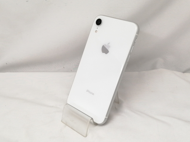 iPhone XR 64GB White ホワイト au simロック解除済み 中古