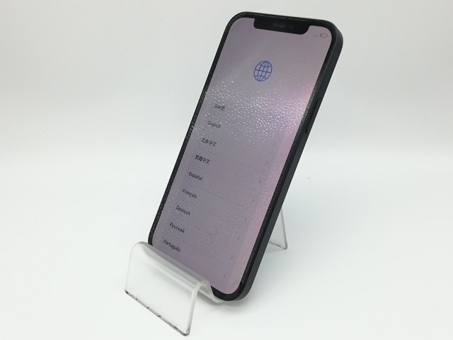 【中古】Apple docomo 【SIMロック解除済み】 iPhone 12 64GB ブラック MGHN3J/A【秋葉本店】保証期間１ヶ月【ランクB】_1