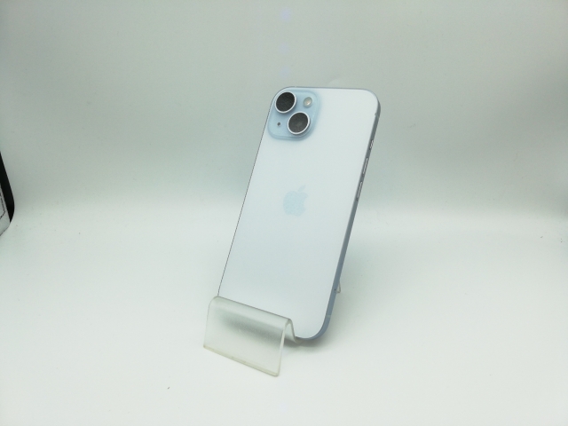 【中古】Apple 国内版 【SIMフリー】 iPhone 15 128GB ブルー MTML3J/A【秋葉本店】保証期間１ヶ月【ランクB】