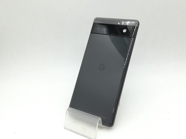 【中古】Google UQmobile 【SIMフリー】 Pixel 6a チャコール 6GB 128GB GB17L【DS秋葉】保証期間１ヶ月【ランクB】