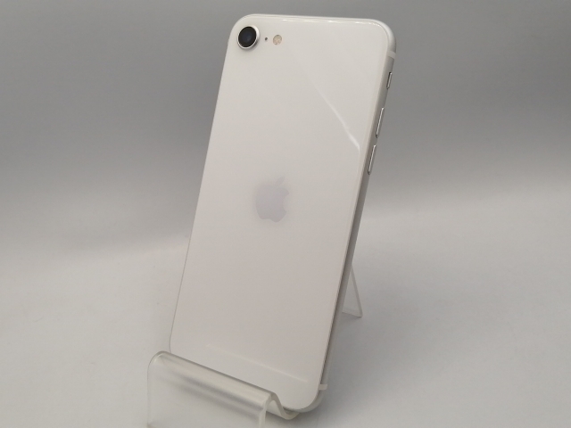 【中古】Apple au 【SIMロック解除済み】 iPhone SE（第2世代） 64GB ホワイト MHGQ3J/A（後期型番）【秋葉本店】保証期間１ヶ月【ランクC】