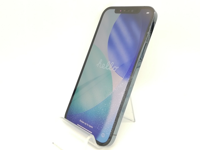 【中古】Apple au 【SIMロック解除済み】 iPhone 12 Pro 256GB パシフィックブルー MGMD3J/A【秋葉本店】保証期間１ヶ月【ランクC】_1