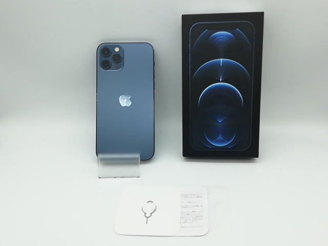 【中古】Apple au 【SIMロック解除済み】 iPhone 12 Pro 256GB パシフィックブルー MGMD3J/A【秋葉本店】保証期間１ヶ月【ランクC】_7