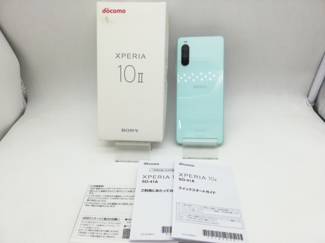 【中古】SONY docomo 【SIMロック解除済み】 Xperia 10 II ミント 4GB 64GB SO-41A【秋葉本店】保証期間１ヶ月【ランクB】_7
