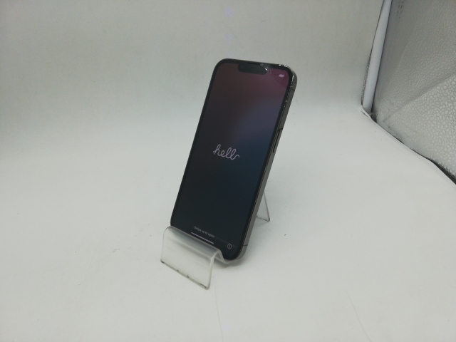 【中古】Apple au 【SIMフリー】 iPhone 13 Pro 128GB グラファイト MLUE3J/A【秋葉本店】保証期間１ヶ月【ランクB】