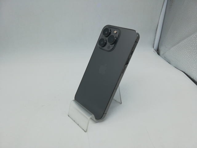 【中古】Apple au 【SIMフリー】 iPhone 13 Pro 128GB グラファイト MLUE3J/A【秋葉本店】保証期間１ヶ月【ランクB】_1