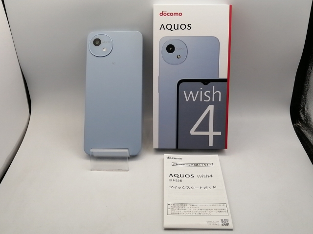 docomo AQUOS wish 4 ブルー 未使用 SIMフリー 未使用】SHARP