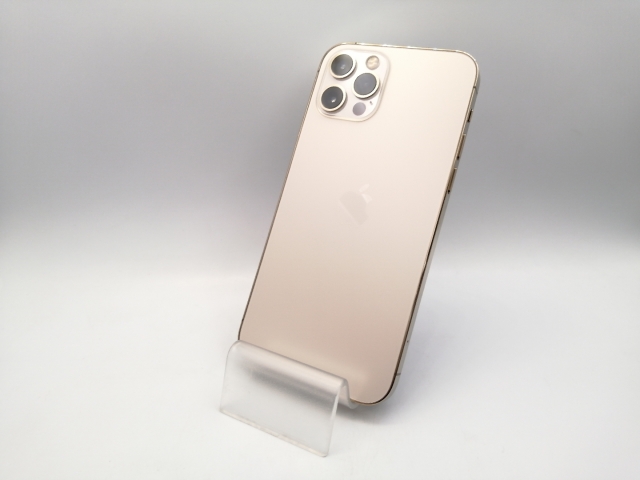 【中古】Apple 楽天モバイル 【SIMフリー】 iPhone 12 Pro 256GB ゴールド MGMC3J/A【秋葉本店】保証期間１ヶ月【ランクA】