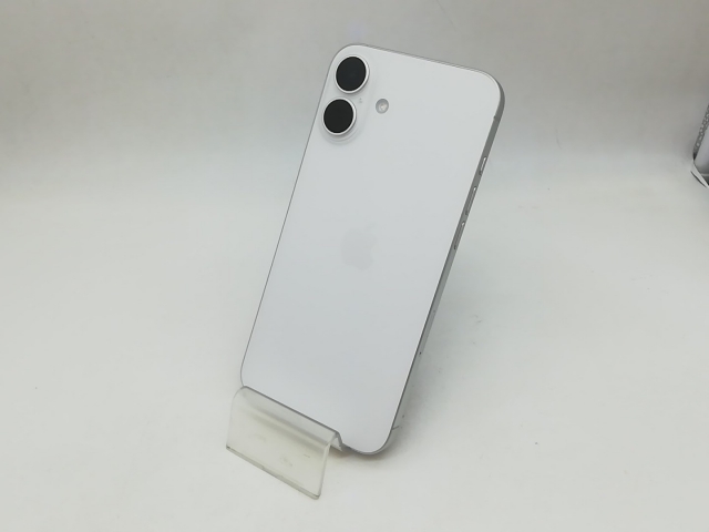 【中古】Apple 国内版 【SIMフリー】 iPhone 16 Plus 128GB ホワイト MXVC3J/A【秋葉本店】保証期間１ヶ月【ランクA】
