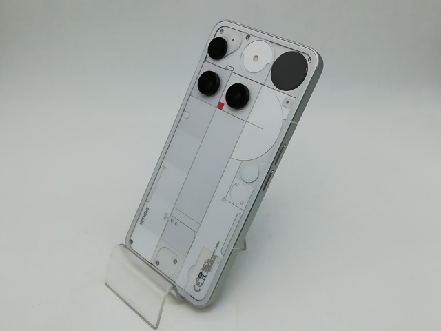 中古】NOTHING 国内版 【SIMフリー】 Nothing Phone (3) ホワイト 12GB 