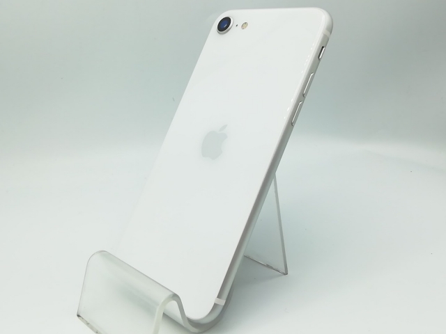 【中古】Apple SoftBank 【SIMロック解除済み】 iPhone SE（第2世代） 64GB ホワイト MX9T2J/A【秋葉本店】保証期間１ヶ月【ランクC】