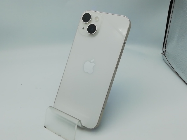 【中古】Apple docomo 【SIMフリー】 iPhone 14 128GB スターライト MPUQ3J/A【秋葉本店】保証期間１ヶ月【ランクB】