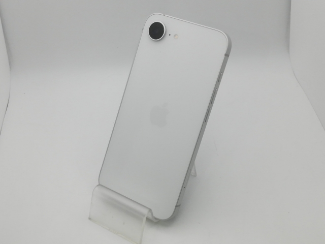 【中古】Apple 国内版 【SIMフリー】 iPhone 16e 128GB ホワイト MD1R4J/A【新橋烏森通り】保証期間１ヶ月【ランクA】