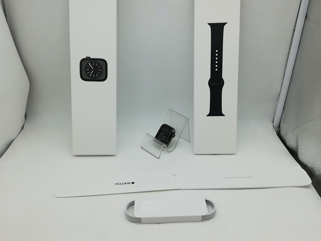 【中古】Apple Apple Watch Series8 41mm Cellular グラファイトステンレススチールケース/ミッドナイトスポーツバンド MNJJ3J/A【秋葉本店】保証期間１ヶ月【ランクA】_7