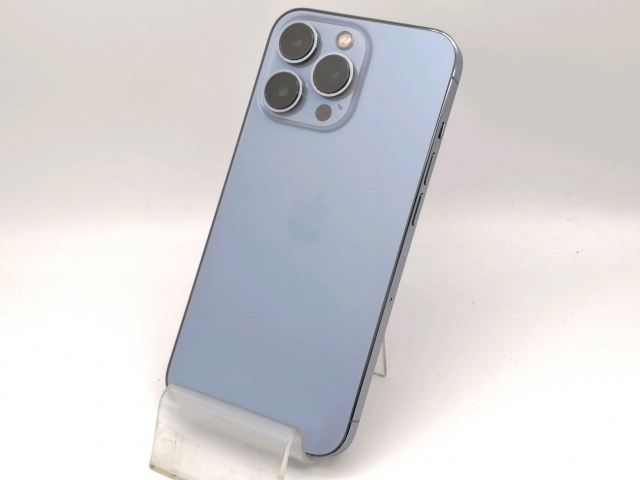 【中古】Apple docomo 【SIMフリー】 iPhone 13 Pro 128GB シエラブルー MLUK3J/A【秋葉本店】保証期間１ヶ月【ランクC】