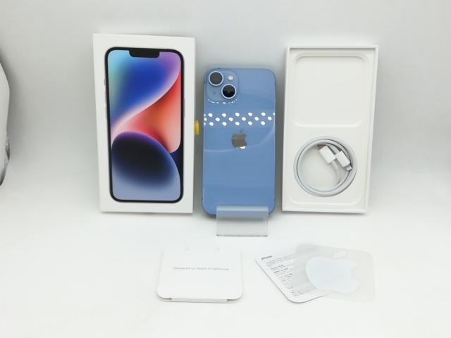 【中古】Apple SoftBank 【SIMフリー】 iPhone 14 128GB ブルー MPVJ3J/A【秋葉本店】保証期間１ヶ月【ランクB】_8