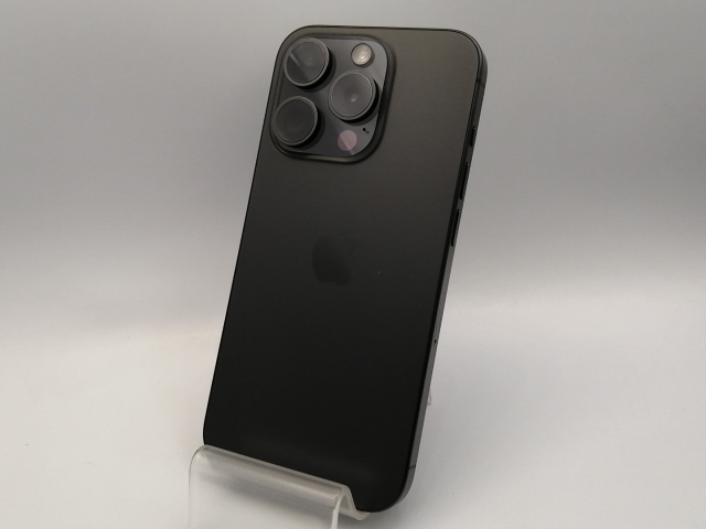 【中古】Apple 国内版 【SIMフリー】 iPhone 15 Pro 128GB ブラックチタニウム MTU73J/A【秋葉本店】保証期間１ヶ月【ランクA】