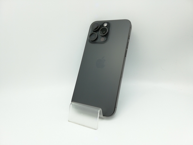【中古】Apple au 【SIMフリー】 iPhone 15 Pro Max 256GB ブラックチタニウム MU6P3J/A【神保町】保証期間１ヶ月【ランクB】