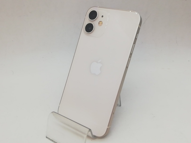 【中古】Apple docomo 【SIMロック解除済み】 iPhone 12 mini 256GB ホワイト MGDT3J/A【秋葉本店】保証期間１ヶ月【ランクB】