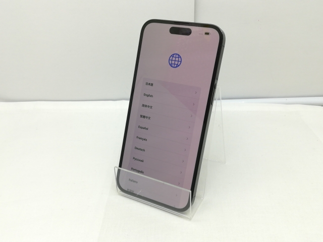 【中古】Apple docomo 【SIMフリー】 iPhone 14 Pro Max 128GB スペースブラック MQ963J/A【川崎】保証期間１ヶ月【ランクB】_1