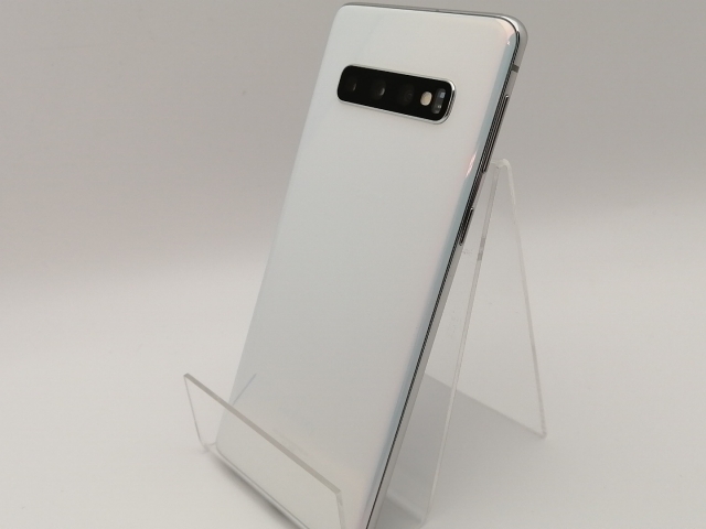 SAMSUNG - Galaxy S10 プリズムホワイト simフリー 24時間以内に発送 中古】新品同様 SIMフリー Galaxy S10 プリズムホワイト スマホ