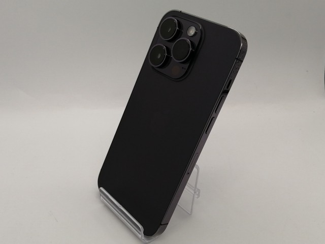 【中古】Apple 国内版 【SIMフリー】 iPhone 14 Pro 256GB ディープパープル MQ1E3J/A【OSU301】保証期間１ヶ月【ランクA】