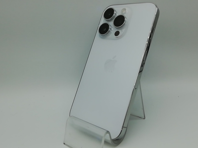 【中古】Apple au 【SIMフリー】 iPhone 14 Pro 128GB シルバー MQ013J/A【柏】保証期間１ヶ月【ランクB】