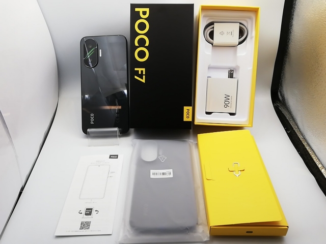 POCO F7 12GB+512GB simフリー版 本体 充電器・ケース付き POCO F7 12GB+512GB simフリー版 本体 充電器・ケース付き