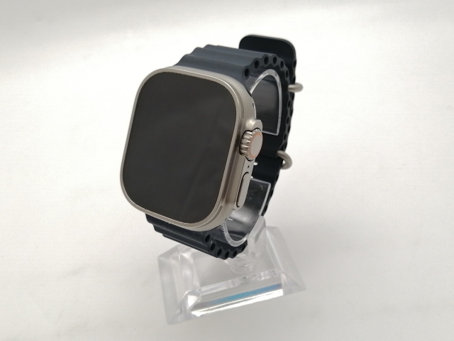 【中古】Apple Apple Watch Ultra 49mm Cellular チタニウムケース/ミッドナイトオーシャンバンド MQFK3J/A【大須2】保証期間１ヶ月【ランクA】