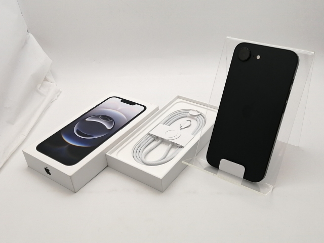 【未使用】Apple SoftBank 【SIMフリー】 iPhone 16e 128GB ブラック MD1Q4J/A【京都】保証期間３ヶ月_3