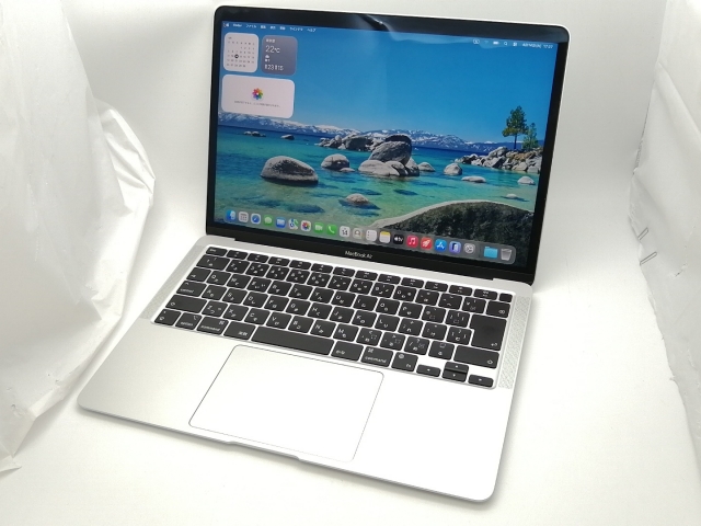 【中古】Apple MacBook Air 13インチ M1(CPU:8C/GPU:7C) 8GB/256GB シルバー MGN93J/A (M1・2020)【大須2】保証期間１ヶ月【ランクA】
