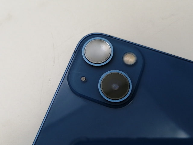 【中古】【赤ロム保証あり】Apple au 【SIMフリー】 iPhone 13 mini 128GB ブルー MLJH3J/A【大須2】保証期間１ヶ月【ランクC】_6