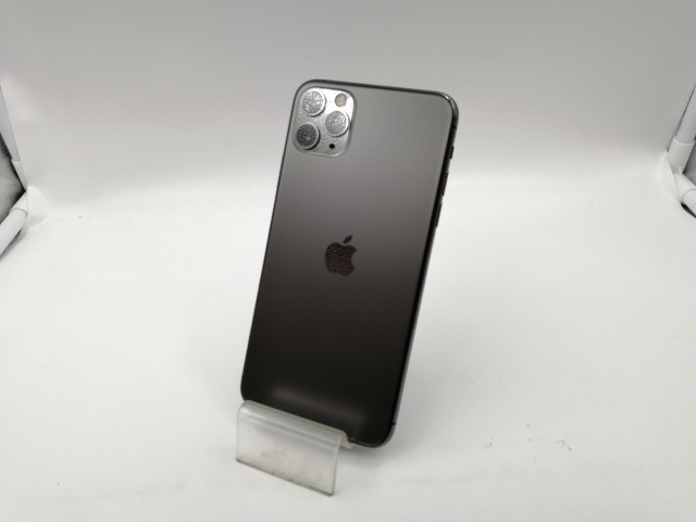 【中古】Apple au 【SIMロック解除済み】 iPhone 11 Pro Max 256GB スペースグレイ MWHJ2J/A【大須2】保証期間１ヶ月【ランクC】