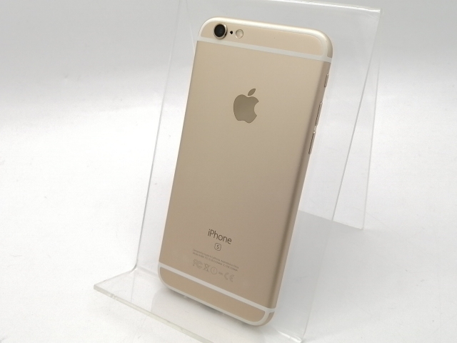 【中古】Apple 国内版 【SIMフリー】 iPhone 6s 64GB ゴールド MKQQ2J/A【大須2】保証期間１ヶ月【ランクC】