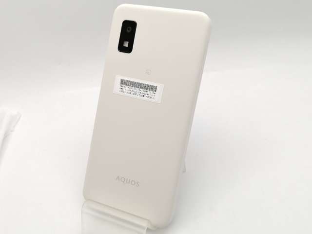 【中古】SHARP ymobile 【SIMフリー】 AQUOS wish3 ホワイト 4GB 64GB A302SH【大須2】保証期間１ヶ月【ランクA】