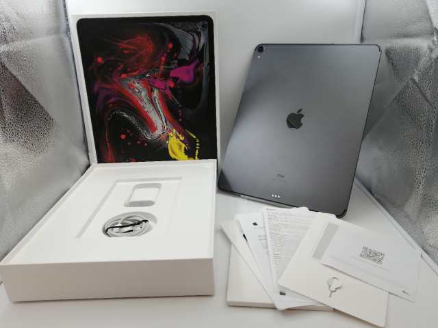 【中古】Apple au 【SIMロック解除済み】 iPad Pro 12.9インチ（第3世代） Cellular 256GB スペースグレイ MTHV2J/A【大須2】保証期間１