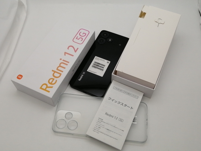 【中古】Xiaomi SoftBank 【SIMフリー】 Redmi 12 5G 4GB 128GB ミッドナイトブラック A401XM【大須2】保証期間１ヶ月【ランクA】_9