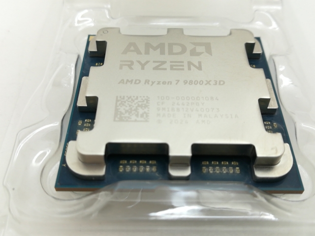 中古】AMD Ryzen 7 9800X3D (4.7GHz/TC:5.2GHz) BOX AM5/8C/16T