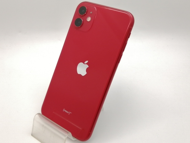 【中古】Apple UQmobile 【SIMロック解除済み】 iPhone 11 64GB (PRODUCT)RED MWLV2J/A【大須2】保証期間１ヶ月【ランクC】
