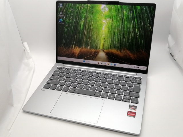 【中古】NEC LAVIE N13 Slim N1375/JAS PC-N1375JAS ライトシルバー【R7-7735HS 16G 512G(SSD) WiFi 13.3LCD】【大須アメ横】保証期間１ヶ月【ランクA】
