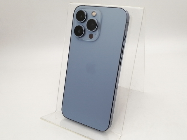 【中古】Apple 国内版 【SIMフリー】 iPhone 13 Pro 128GB シエラブルー MLUK3J/A【大須2】保証期間１ヶ月【ランクC】