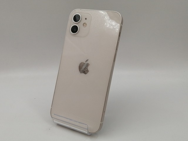 【中古】Apple docomo 【SIMロック解除済み】 iPhone 12 64GB ホワイト MGHP3J/A【大須2】保証期間１ヶ月【ランクA】