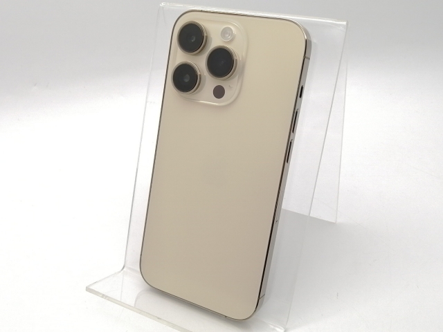 【中古】Apple 国内版 【SIMフリー】 iPhone 14 Pro 256GB ゴールド MQ173J/A【小倉駅前】保証期間１ヶ月【ランクC】