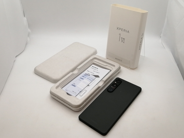 【中古】SONY 国内版 【SIMフリー】 Xperia 1 VI カーキグリーン 12GB 512GB XQ-EC44【大須2】保証期間１ヶ月【ランクA】