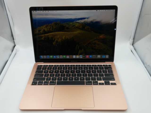 【中古】Apple MacBook Air 13インチ CTO (M1・2020) ゴールド Apple M1(CPU:8C/GPU:8C)/16G/1T【大須2】保証期間１ヶ月【ランクA】