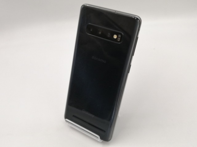 【中古】SAMSUNG docomo 【SIMロック解除済み】 Galaxy S10 SC-03L Prism Black【大須2】保証期間１ヶ月【ランクB】