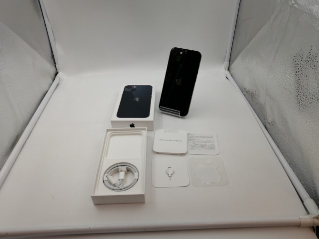 【中古】Apple 国内版 【SIMフリー】 iPhone 13 128GB ミッドナイト MLNC3J/A【大須2】保証期間１ヶ月【ランクA】