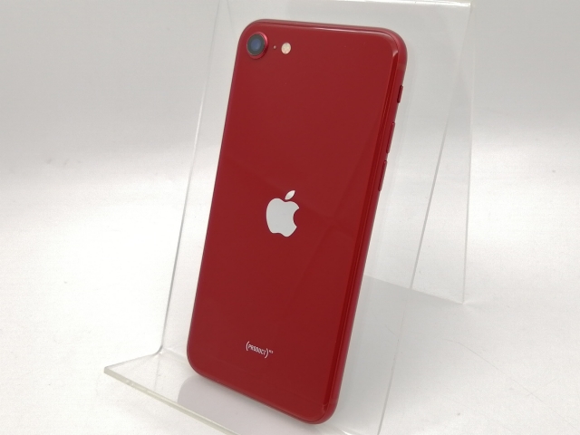 【中古】Apple au 【SIMフリー】 iPhone SE（第3世代） 64GB (PRODUCT)RED MMYE3J/A【大須2】保証期間１ヶ月【ランクA】
